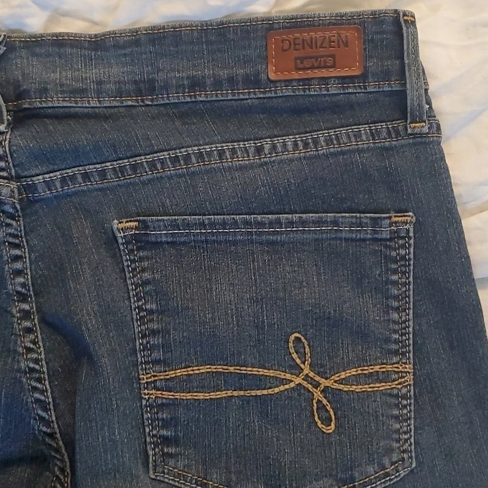 Denizens Levi Modern Curvy Dark Blue 5 Pocket Jeans